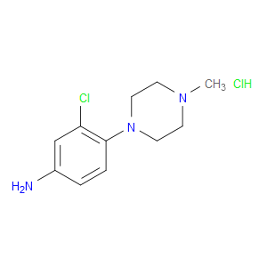 3-CHLORO-4-(4-METHYLPIPERAZIN-1-YL)ANILINE HYDROCHLORIDE - Click Image to Close