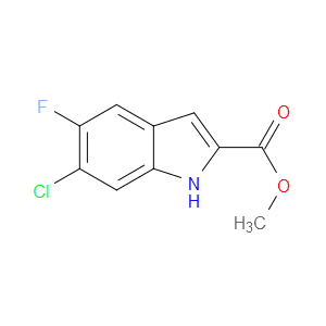METHYL 6-CHLORO-5-FLUORO-1H-INDOLE-2-CARBOXYLATE - Click Image to Close