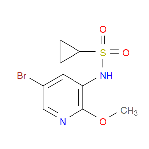 N-(5-BROMO-2-METHOXYPYRIDIN-3-YL)CYCLOPROPANESULFONAMIDE