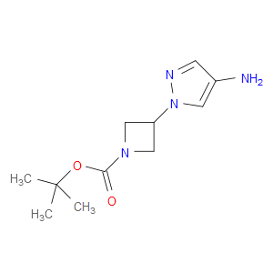 4-AMINO-1-(1-BOC-AZETIDIN-3-YL)-1H-PYRAZOLE - Click Image to Close