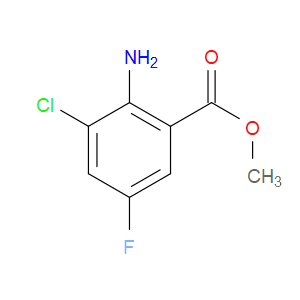 METHYL 2-AMINO-3-CHLORO-5-FLUOROBENZOATE