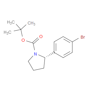 (S)-TERT-BUTYL 2-(4-BROMOPHENYL)PYRROLIDINE-1-CARBOXYLATE