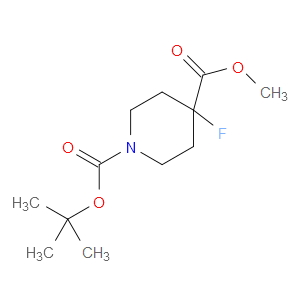 1-TERT-BUTYL 4-METHYL 4-FLUOROPIPERIDINE-1,4-DICARBOXYLATE - Click Image to Close