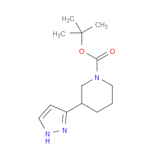 TERT-BUTYL 3-(1H-PYRAZOL-3-YL)PIPERIDINE-1-CARBOXYLATE