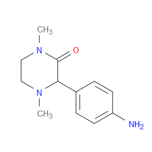3-(4-AMINOPHENYL)-1,4-DIMETHYLPIPERAZIN-2-ONE