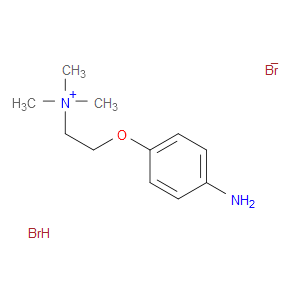 2-(4-AMINOPHENOXY)-N,N,N-TRIMETHYLETHANAMINIUM BROMIDE HYDROBROMIDE
