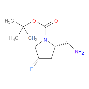 TERT-BUTYL (2S,4S)-2-(AMINOMETHYL)-4-FLUORO-1-PYRROLIDINECARBOXYLATE