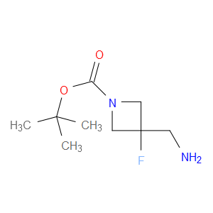 TERT-BUTYL 3-(AMINOMETHYL)-3-FLUOROAZETIDINE-1-CARBOXYLATE - Click Image to Close