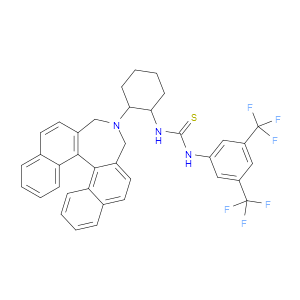 N-[3,5-BIS(TRIFLUOROMETHYL)PHENYL]-N'-[(1S,2S)-2-[(11BR)-3,5-DIHYDRO-4H-DINAPHTH[2,1-C:1',2'-E]AZEPIN-4-YL]CYCLOHEXYL]THIOUREA - Click Image to Close
