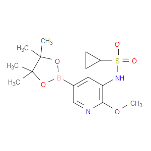 N-(2-METHOXY-5-(4,4,5,5-TETRAMETHYL-1,3,2-DIOXABOROLAN-2-YL)PYRIDIN-3-YL)CYCLOPROPANESULFONAMIDE - Click Image to Close