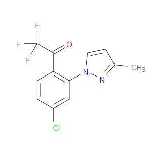 1-(4-CHLORO-2-(3-METHYL-1H-PYRAZOL-1-YL)PHENYL)-2,2,2-TRIFLUOROETHANONE