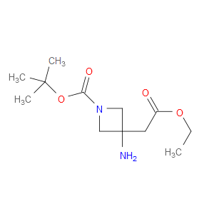 TERT-BUTYL 3-AMINO-3-(2-ETHOXY-2-OXOETHYL)AZETIDINE-1-CARBOXYLATE - Click Image to Close