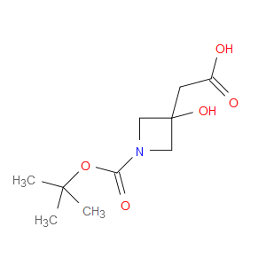 2-(1-(TERT-BUTOXYCARBONYL)-3-HYDROXYAZETIDIN-3-YL)ACETIC ACID - Click Image to Close
