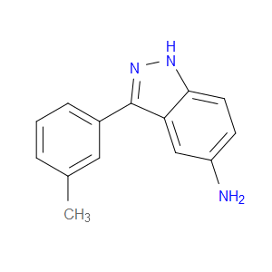 3-(M-TOLYL)-1H-INDAZOL-5-AMINE - Click Image to Close