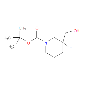 TERT-BUTYL 3-FLUORO-3-(HYDROXYMETHYL)PIPERIDINE-1-CARBOXYLATE