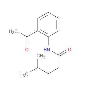 N-(2-ACETYLPHENYL)-4-METHYLPENTANAMIDE