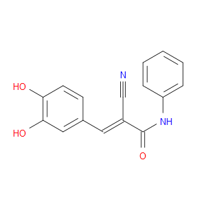 (E)-2-CYANO-3-(3,4-DIHYDROXYPHENYL)-N-PHENYLACRYLAMIDE