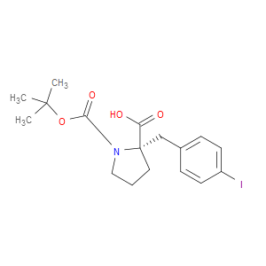 (S)-1-(TERT-BUTOXYCARBONYL)-2-(4-IODOBENZYL)PYRROLIDINE-2-CARBOXYLIC ACID - Click Image to Close