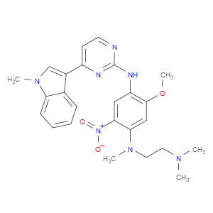 N1-(2-(DIMETHYLAMINO)ETHYL)-5-METHOXY-N1-METHYL-N4-(4-(1-METHYL-1H-INDOL-3-YL)PYRIMIDIN-2-YL)-2-NITROBENZENE-1,4-DIAMINE