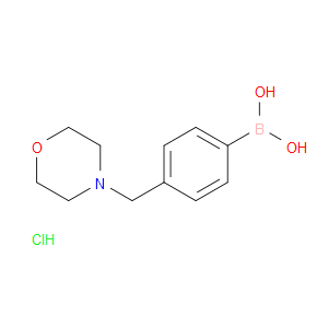 [4-(MORPHOLIN-4-YLMETHYL)PHENYL]BORONIC ACID HYDROCHLORIDE - Click Image to Close