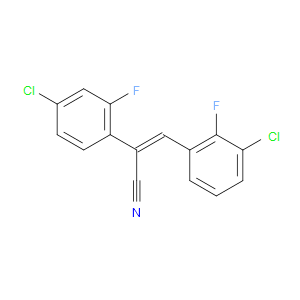 (Z)-3-(3-CHLORO-2-FLUOROPHENYL)-2-(4-CHLORO-2-FLUOROPHENYL)-2-PROPENENITRILE