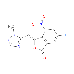 (Z)-6-FLUORO-3-((1-METHYL-1H-1,2,4-TRIAZOL-5-YL)METHYLENE)-4-NITROISOBENZOFURAN-1(3H)-ONE