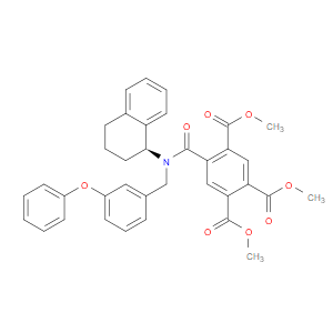 (S)-TRIMETHYL 5-((3-PHENOXYBENZYL)(1,2,3,4-TETRAHYDRONAPHTHALEN-1-YL)CARBAMOYL)BENZENE-1,2,4-TRICARBOXYLATE - Click Image to Close