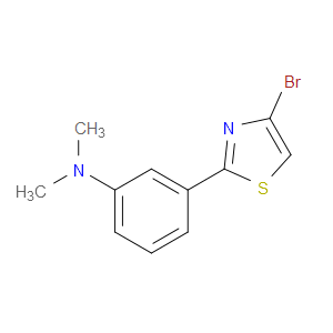 3-(4-BROMOTHIAZOL-2-YL)-N,N-DIMETHYLANILINE