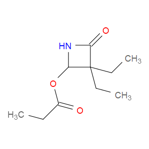 3,3-DIETHYL-4-OXOAZETIDIN-2-YL PROPIONATE