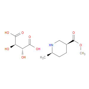 3-PIPERIDINECARBOXYLIC ACID, 6-METHYL-, METHYL ESTER, (3S,6R)-, (2R,3R)-2,3-DIHYDROXYBUTANEDIOATE (1:1)