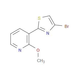 4-BROMO-2-(2-METHOXYPYRIDIN-3-YL)THIAZOLE - Click Image to Close