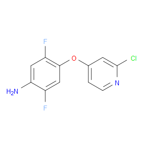 BENZENAMINE, 4-[(2-CHLORO-4-PYRIDINYL)OXY]-2,5-DIFLUORO-