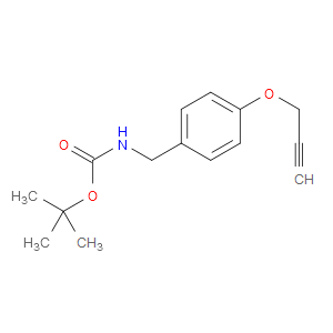 TERT-BUTYL (4-(PROP-2-YN-1-YLOXY)BENZYL)CARBAMATE - Click Image to Close