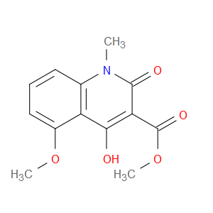 METHYL 4-HYDROXY-5-METHOXY-1-METHYL-2-OXO-1,2-DIHYDROQUINOLINE-3-CARBOXYLATE - Click Image to Close