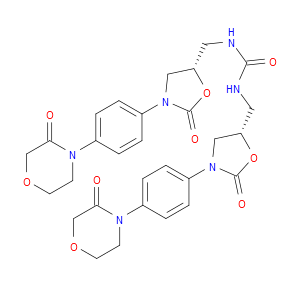 1,3-BIS(((S)-2-OXO-3-(4-(3-OXOMORPHOLINO)PHENYL)OXAZOLIDIN-5-YL)METHYL)UREA - Click Image to Close
