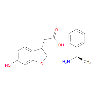 (R)-1-PHENYLETHANAMINE (S)-2-(6-HYDROXY-2,3-DIHYDROBENZOFURAN-3-YL)ACETATE