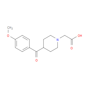 2-(4-(4-METHOXYBENZOYL)PIPERIDIN-1-YL)ACETIC ACID - Click Image to Close