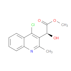 (S)-METHYL 2-(4-CHLORO-2-METHYLQUINOLIN-3-YL)-2-HYDROXYACETATE