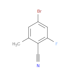 4-BROMO-2-FLUORO-6-METHYLBENZONITRILE