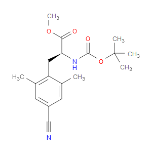(S)-METHYL 2-((TERT-BUTOXYCARBONYL)AMINO)-3-(4-CYANO-2,6-DIMETHYLPHENYL)PROPANOATE