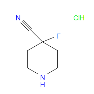 4-FLUOROPIPERIDINE-4-CARBONITRILE HYDROCHLORIDE - Click Image to Close