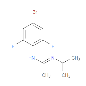 N-(4-BROMO-2,6-DIFLUOROPHENYL)-N'-(1-METHYLETHYL)ETHANIMIDAMIDE