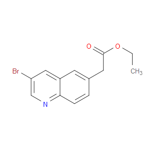 ETHYL 2-(3-BROMOQUINOLIN-6-YL)ACETATE - Click Image to Close