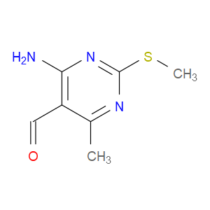4-AMINO-6-METHYL-2-(METHYLTHIO)PYRIMIDINE-5-CARBALDEHYDE - Click Image to Close