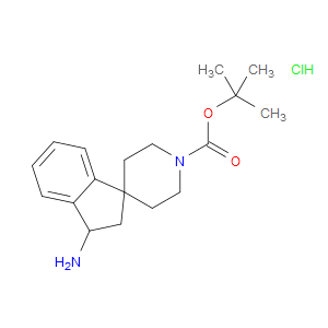 TERT-BUTYL 3-AMINO-2,3-DIHYDROSPIRO[INDENE-1,4'-PIPERIDINE]-1'-CARBOXYLATE HYDROCHLORIDE - Click Image to Close