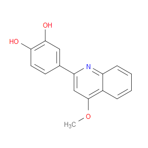 4-(4-METHOXYQUINOLIN-2-YL)BENZENE-1,2-DIOL