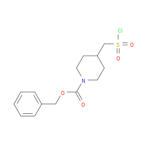 BENZYL 4-[(CHLOROSULFONYL)METHYL]PIPERIDINE-1-CARBOXYLATE
