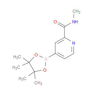 N-METHYL-4-(4,4,5,5-TETRAMETHYL-1,3,2-DIOXABOROLAN-2-YL)PYRIDINE-2-CARBOXAMIDE - Click Image to Close
