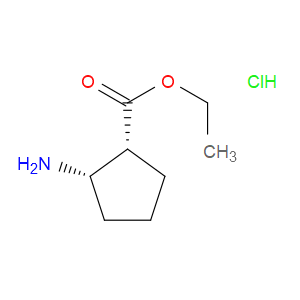 (1R,2S)-REL-ETHYL 2-AMINOCYCLOPENTANECARBOXYLATE HYDROCHLORIDE