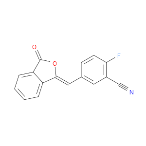 2-FLUORO-5-((3-OXOISOBENZOFURAN-1(3H)-YLIDENE)METHYL)BENZONITRILE